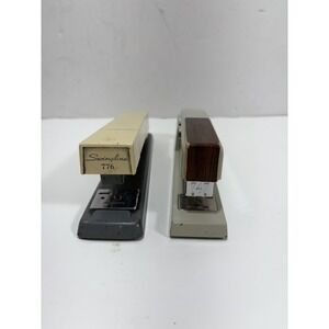 Lot Of 2 Vintage Swingline Staplers 747 & 776 Metal Stapler  Made In USA